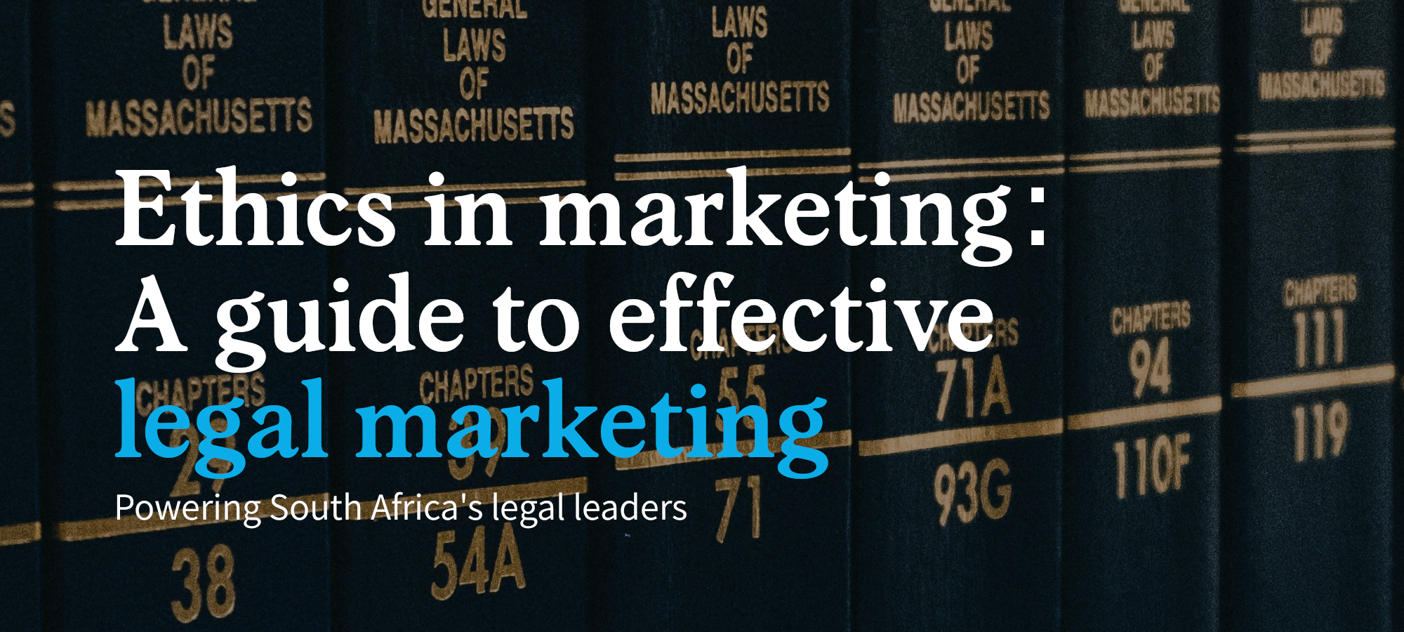 Marketing for South African Law firms: The essential guide to growth without touting